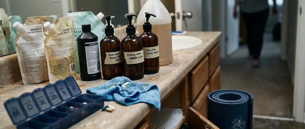 Why Bathroom Refill Systems Often Become Clutter