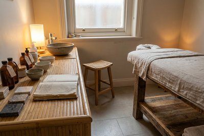 Mindful home layout with natural elements